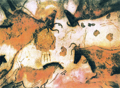 Höhlenmalerei vor ca. 20 000 Jahren