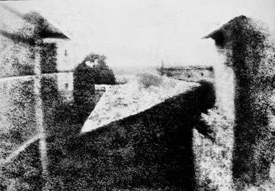 Erste Fotografie der Welt von Nicéphore Niépse 1826